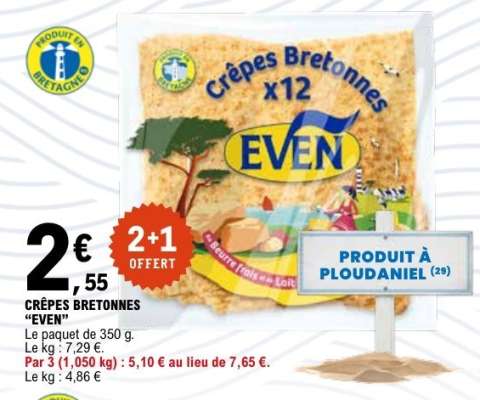 Crêpes bretonnes EVEN