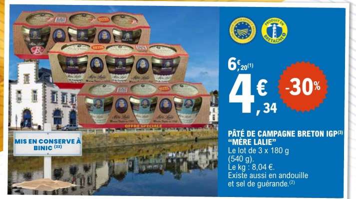 PÂTÉ DE CAMPAGNE BRETON IGP “MÈRE LALIE”