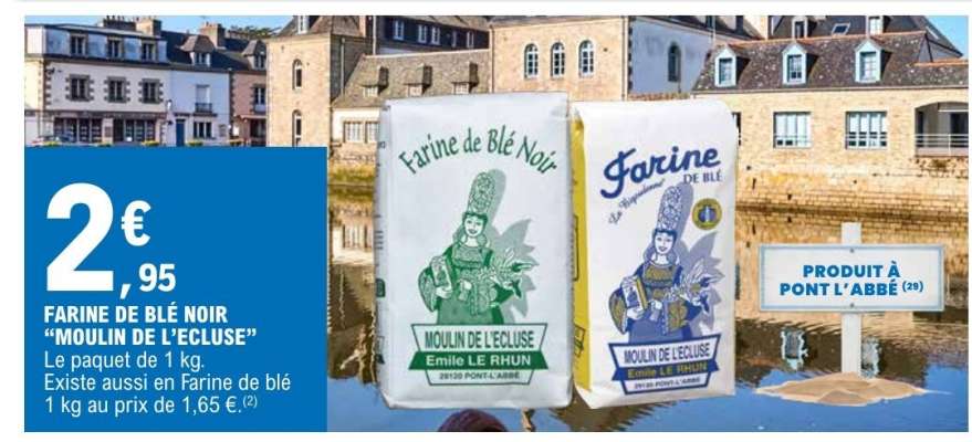 FARINE DE BLÉ NOIR "MOULIN DE L'ECLUSE"