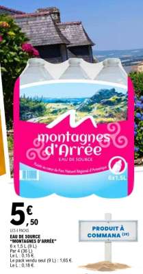 Eau de Source 'Montagnes d'Arrée'