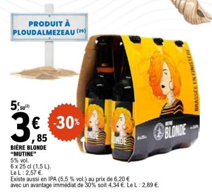 BIÈRE BLONDE “MUTINE”