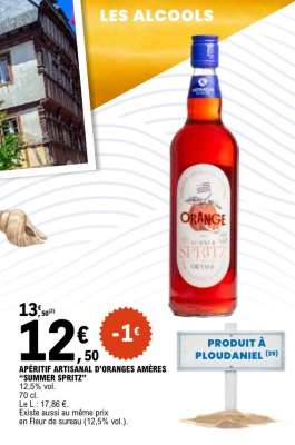 APÉRITIF ARTISANAL D'ORANGES AMÈRES "SUMMER SPRITZ"