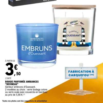 Bougie Parfumée Ambiances Devineau