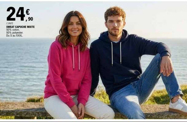 SWEAT CAPUCHE MIXTE