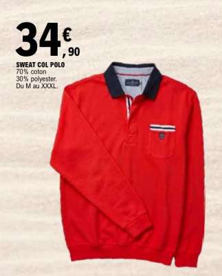 SWEAT COL POLO