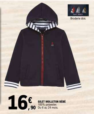 GILET MOLLETON BÉBÉ