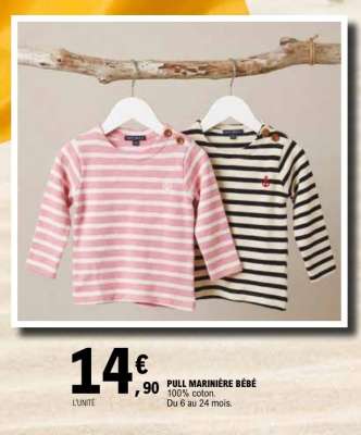 PULL MARINIÈRE BÉBÉ