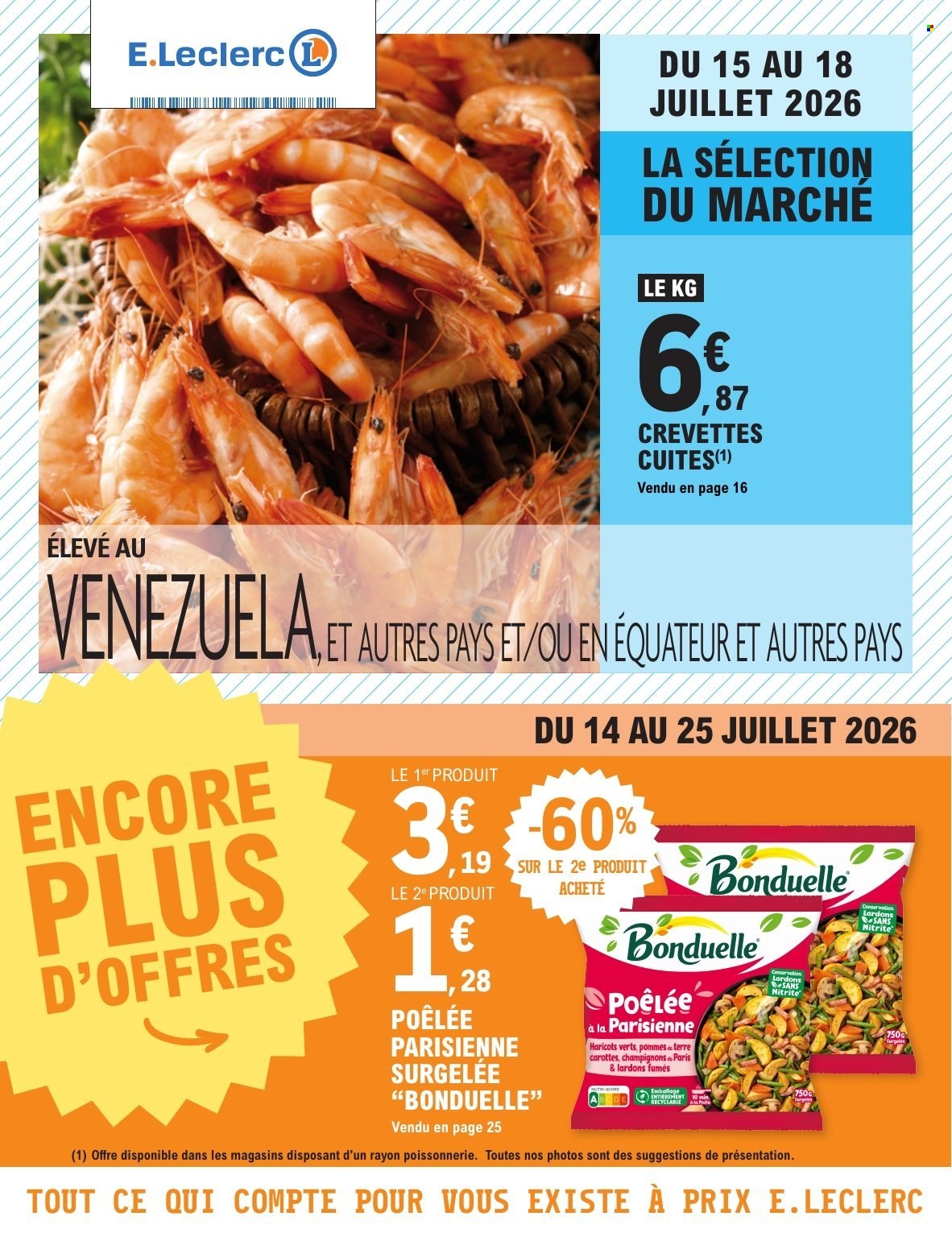 Catalogue E.Leclerc - 14/07/2026 - 25/07/2026. Page 1