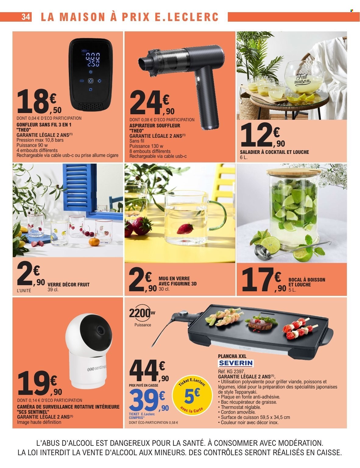 Catalogue E.Leclerc - 14/07/2026 - 25/07/2026. Page 34
