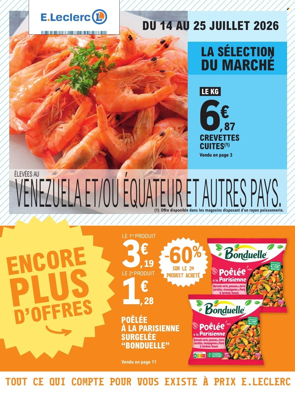 Catalogue E.Leclerc - 14/07/2026 - 25/07/2026. Page 1