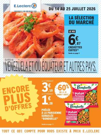Catalogue E.Leclerc - 14/07/2026 - 25/07/2026.