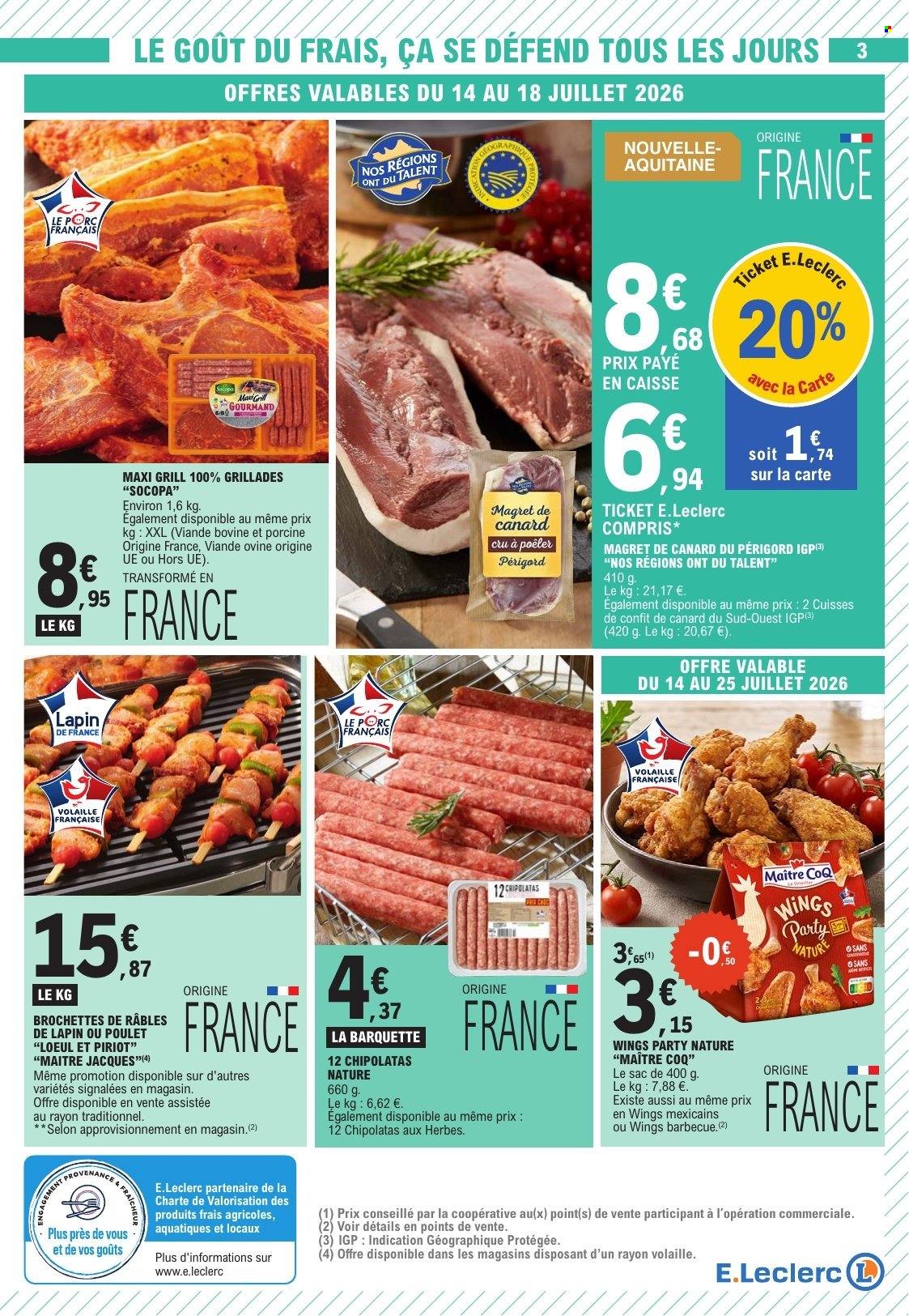 Catalogue E.Leclerc - 14/07/2026 - 25/07/2026. Page 3