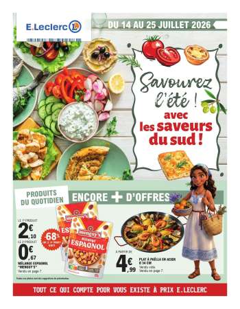 Catalogue E.Leclerc - 14/07/2026 - 25/07/2026.