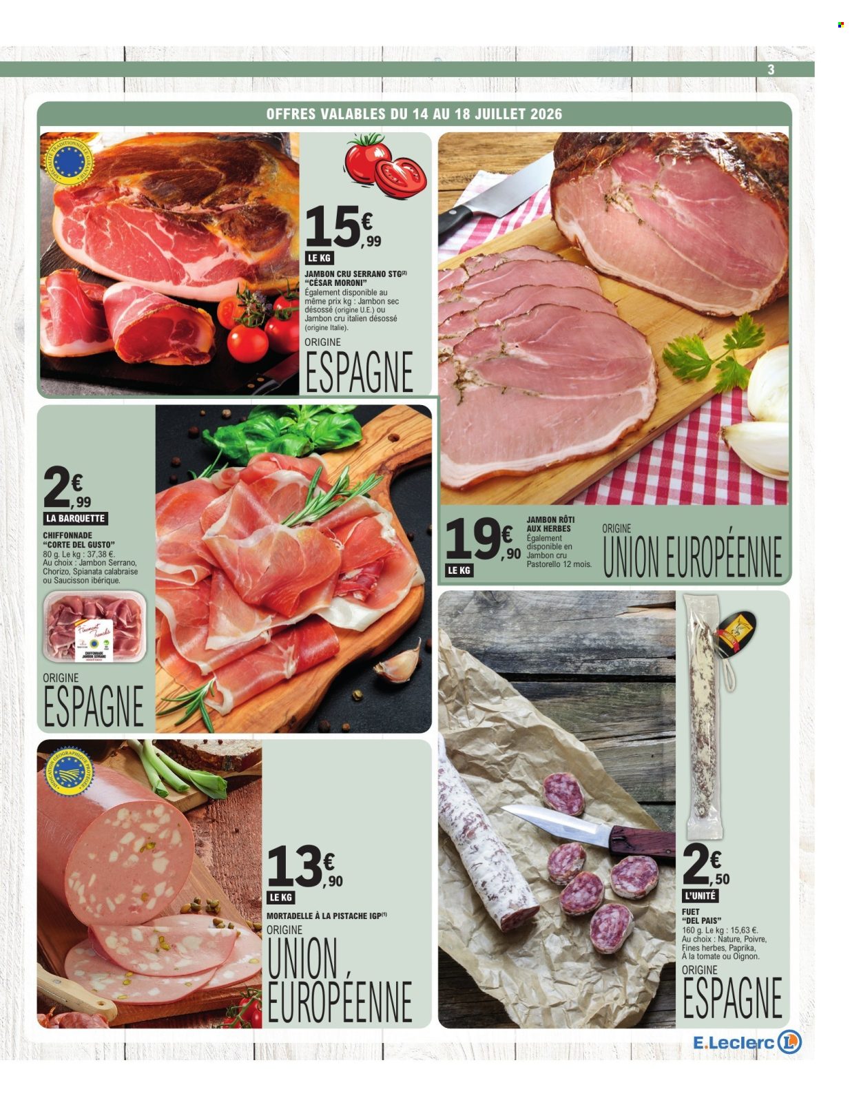 Catalogue E.Leclerc - 14/07/2026 - 25/07/2026. Page 3