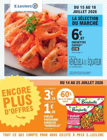 Catalogue E.Leclerc - 14/07/2026 - 25/07/2026.