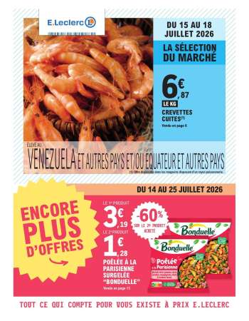 Catalogue E.Leclerc - 14/07/2026 - 25/07/2026.