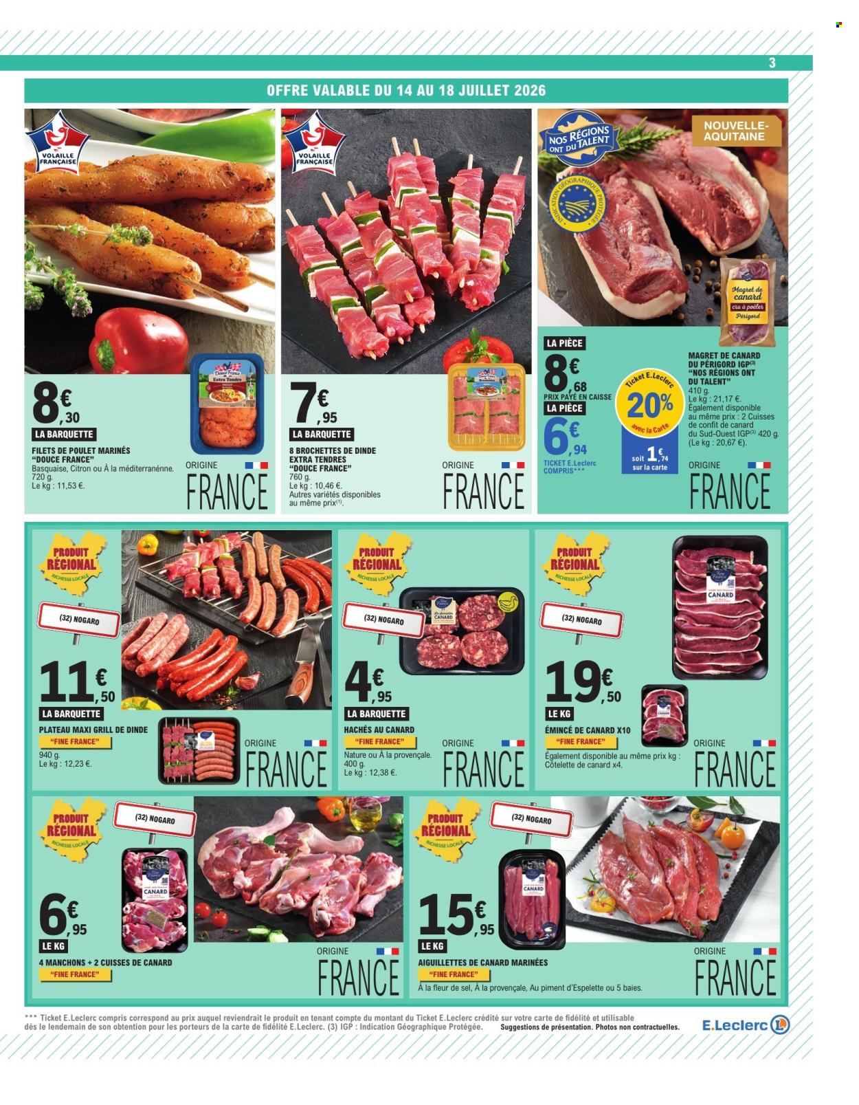 Catalogue E.Leclerc - 14/07/2026 - 25/07/2026. Page 3