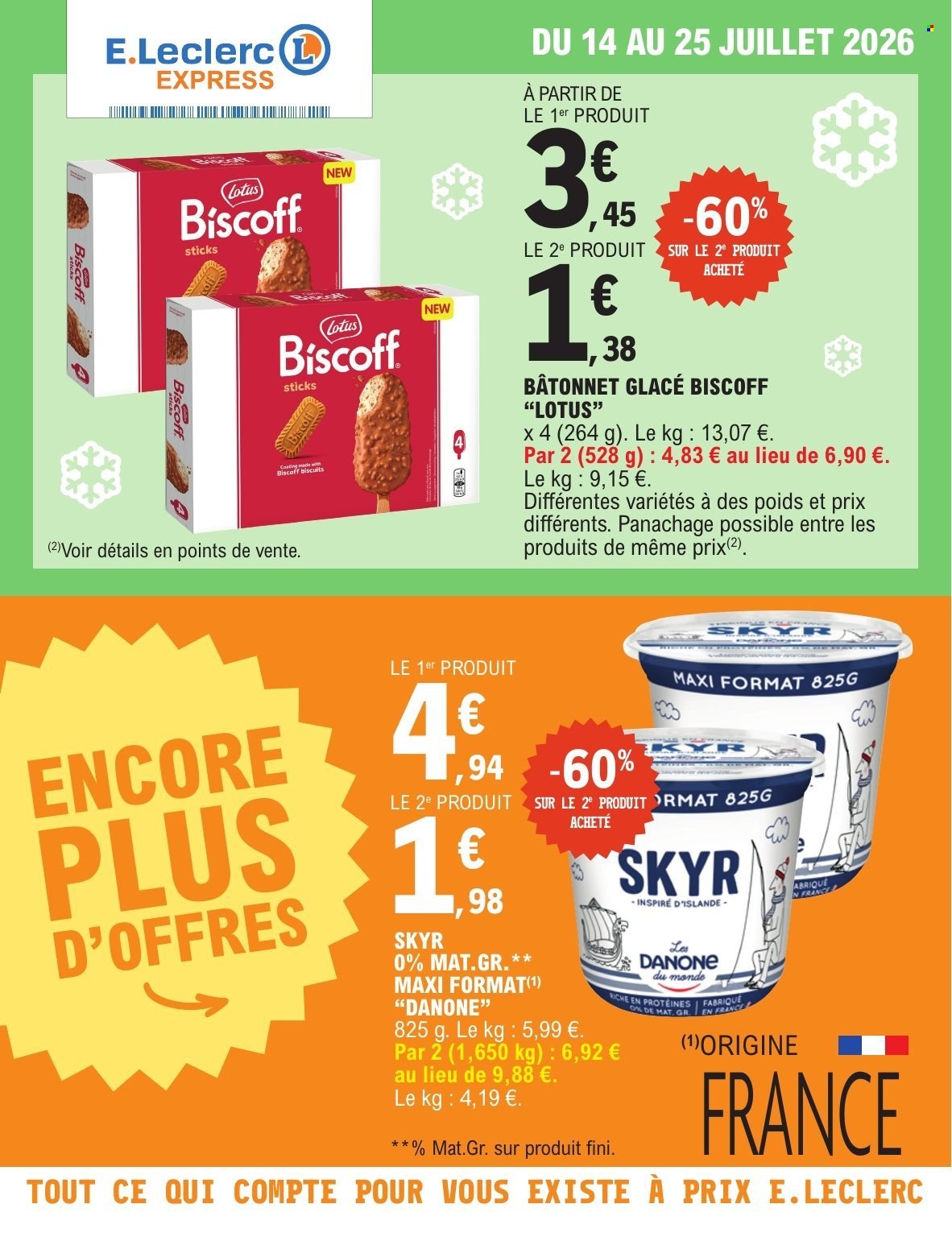 Catalogue E.Leclerc - 14/07/2026 - 25/07/2026. Page 1