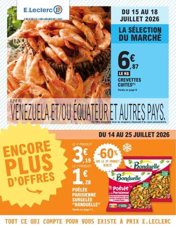 Catalogue E.Leclerc - 14/07/2026 - 25/07/2026.