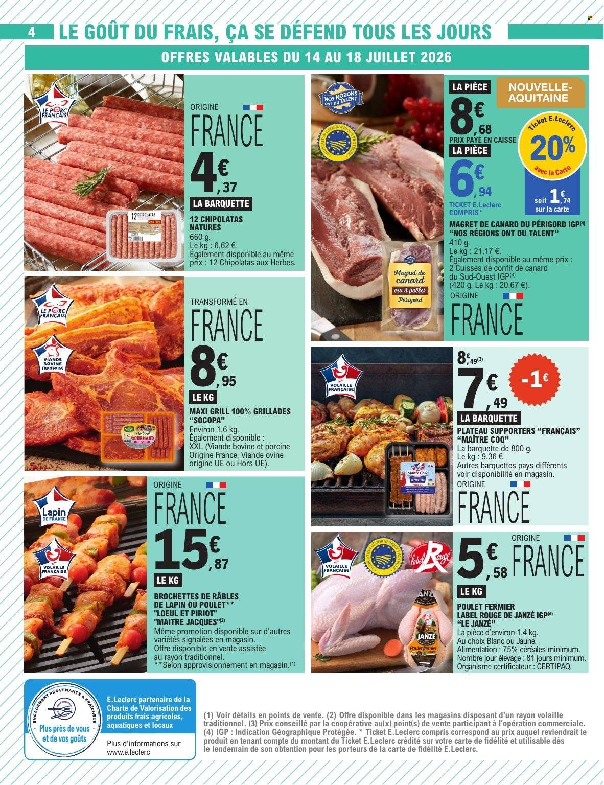 Catalogue E.Leclerc - 14/07/2026 - 25/07/2026. Page 4