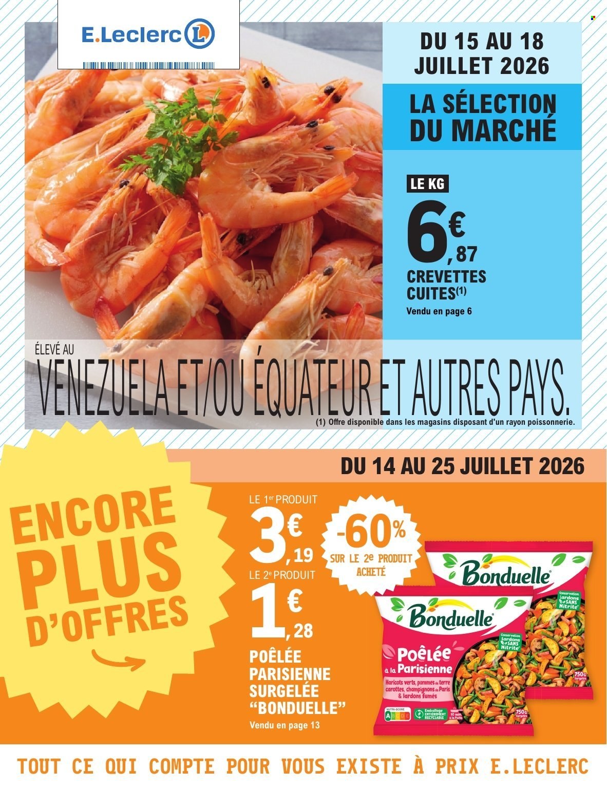 Catalogue E.Leclerc - 14/07/2026 - 25/07/2026. Page 1