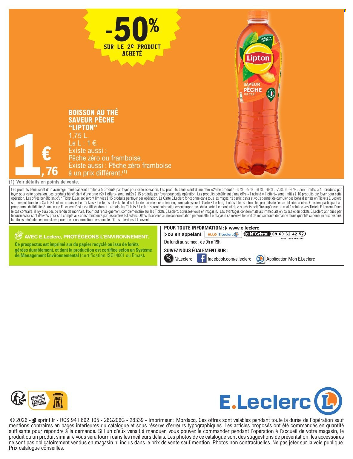 Catalogue E.Leclerc - 14/07/2026 - 25/07/2026. Page 25