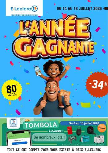 Catalogue E.Leclerc - 14/07/2026 - 18/07/2026.