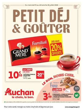 Catalogue Auchan - 15/07/2026 - 26/07/2026.