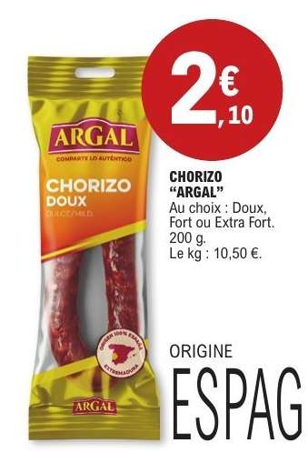 CHORIZO "ARGAL"