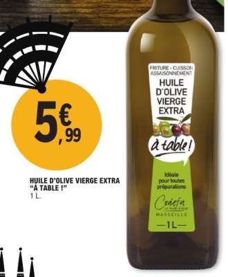 HUILE D’OLIVE VIERGE EXTRA “À TABLE”