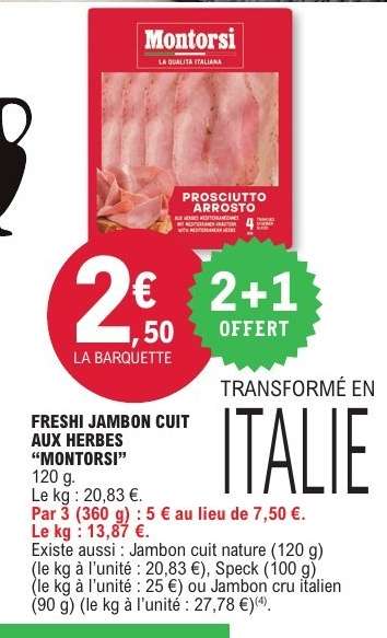 FRESHI JAMBON CUIT AUX HERBES “MONTORSI”