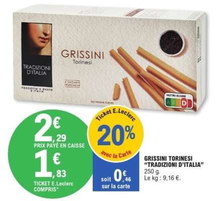GRISSINI TORINESI “TRADIZIONI D’ITALIA”