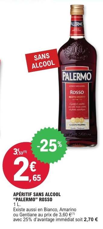 APÉRITIF SANS ALCOOL “PALERMO” ROSSO