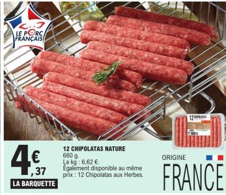 12 CHIPOLATAS NATURE