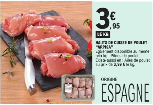 HAUTS DE CUISSE DE POULET “ARPISA”