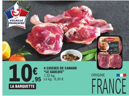 4 Cuisses de Canard 'Le Gaulois'