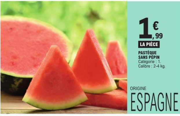 Pastèque Sans Pépin