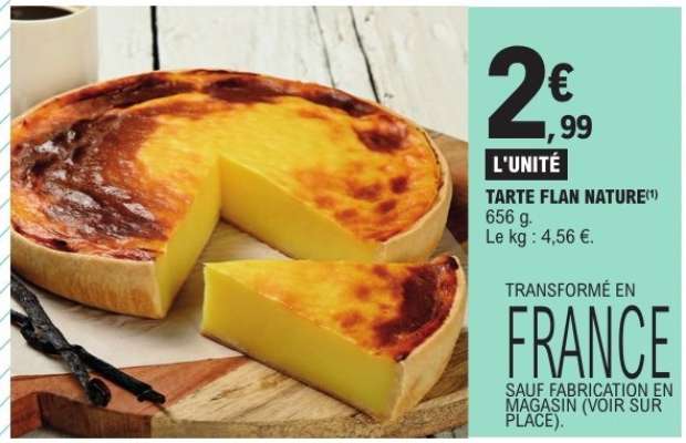 TARTE FLAN NATURE