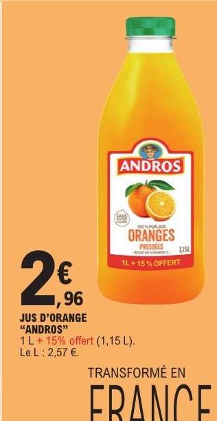 Jus d'Orange Andros