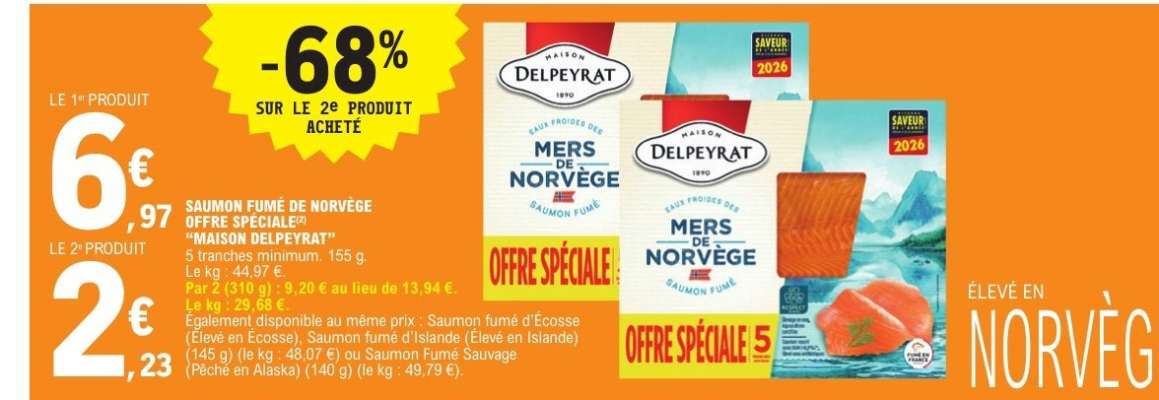 Saumon Fume De Norvege