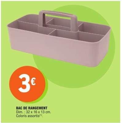 Bac de rangement