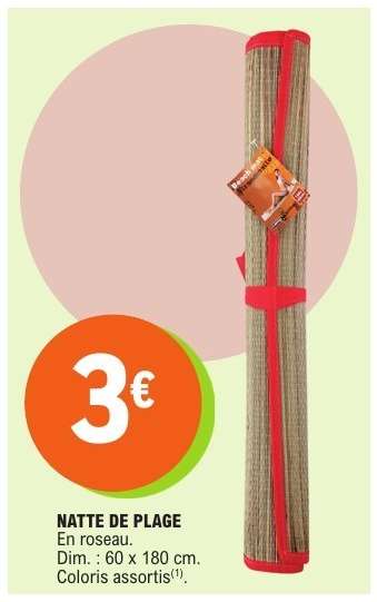 Natte de plage