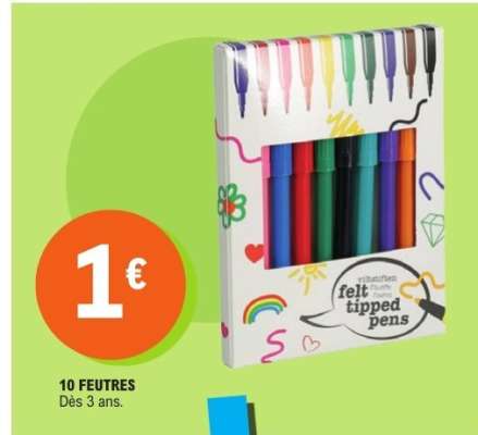 10 FEUTRES