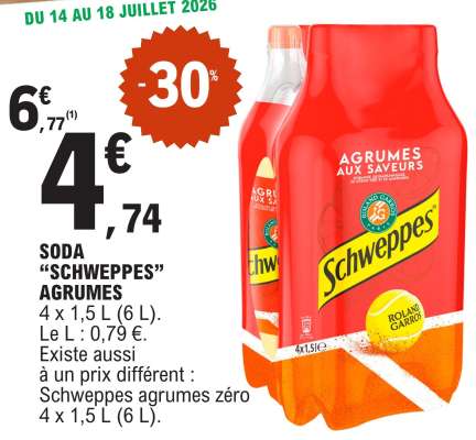 SODA "SCHWEPPES" AGRUMES