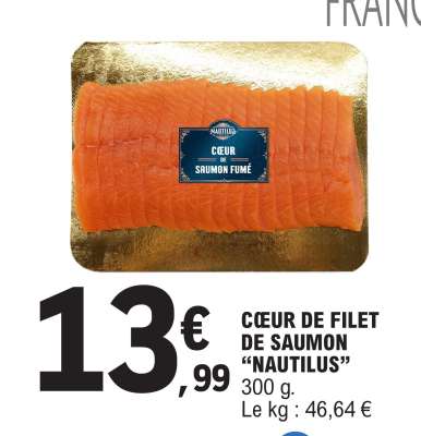 CŒUR DE FILET DE SAUMON “NAUTILUS”