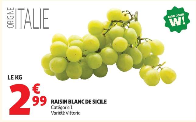 RAISIN BLANC DE SICILE