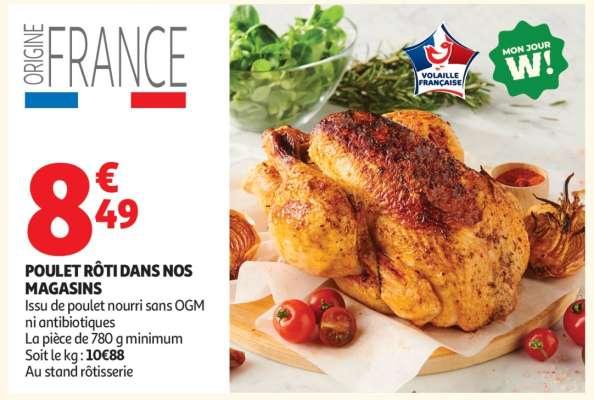 Poulet Rôti Dans Nos Magasins