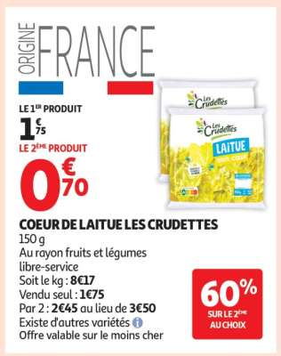 COEUR DE LAITUE 'LES CRUDETTES'