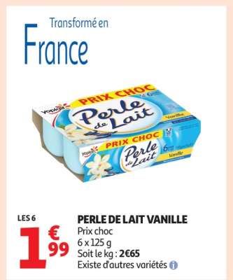 PERLE DE LAIT VANILLE