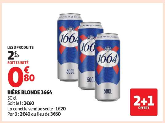 Bière Blonde 1664